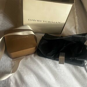 David Yurman Brown Box with Cream Ribbon